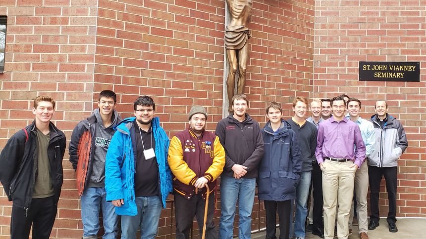Vocations Visit to St. John Vianney Seminary College
