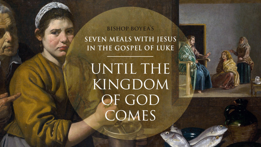 Welcome to Day 6 of Bishop Earl Boyea’s reflections on seven meals in people’s homes where Jesus Christ is present. Each encounter is recorded in the Gospel of Saint Luke. Today’s reflection? The Last Supper (Luke 22:15-20). “My sisters and brothers, the lasting memorial meal, unlike the other dinners we have been discussing, was at Jesus’ invitation,” says Bishop Boyea. “As Athanasius has written, ‘We eat of the Word of the Father, the Son, our Savior. We have the lintels of our hearts sealed with t