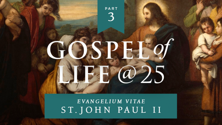 Read: The Gospel of Life @ 25: Part 2: "More contraception? More abortions" 