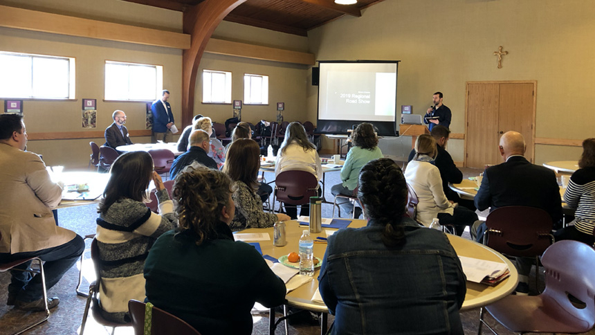 People attending the Regional Meeting
