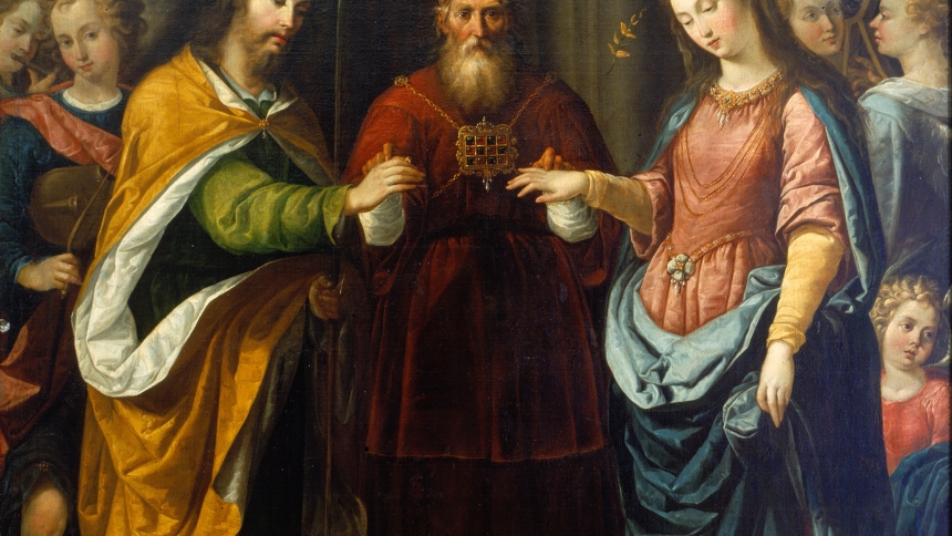 The Betrothal of the Virgin by Sebastian Lopez de Arteaga