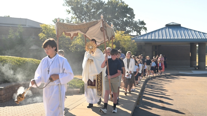 Eucharistic Procession St Mary in Pinckney