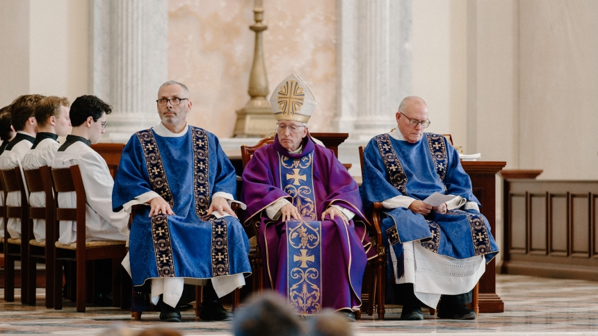 Bishop Mass at Hillsdale College Lent 2026