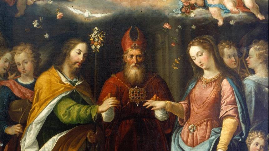 The Betrothal of the Virgin by Sebastian Lopez de Arteaga