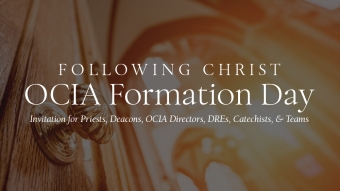 Invitation to OCIA Formation Day 2024