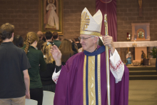 Bishop Boyea at FGRHS December 20, 2019