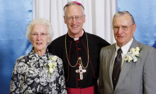 Bishop with mom and dad