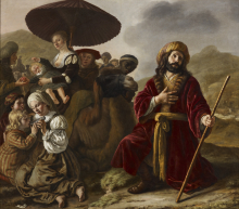 Jacob Seeking the Forgiveness of Esau by Jan Victors (1619 - 1676), Indianapolis Museum of Art.