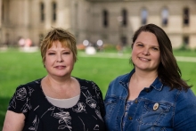 Leesa Veenstra and Emily McJones 