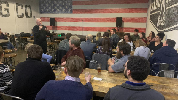 Bishop Boyea at Theology on Tap