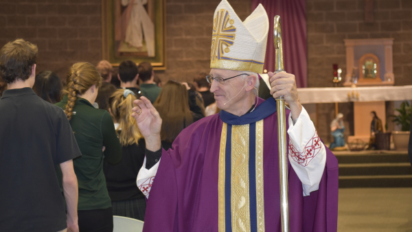 Bishop Boyea at FGRHS December 20, 2019