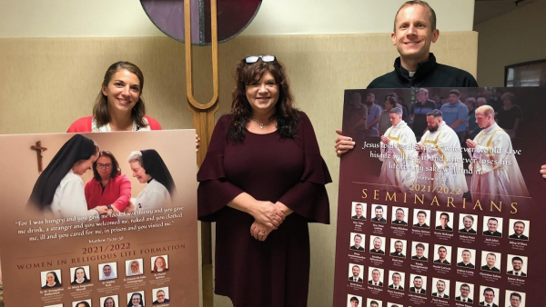 A request for prayers: New vocations posters sent to parishes! 