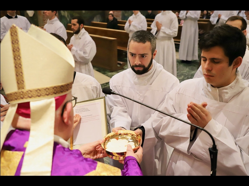 Jacob Derry installed as acolyte