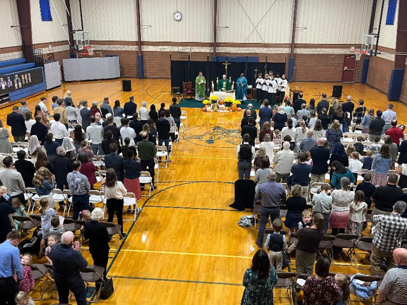 Bishop Boyea visits Saint Thomas More Academy in Burton, October 13, 2024