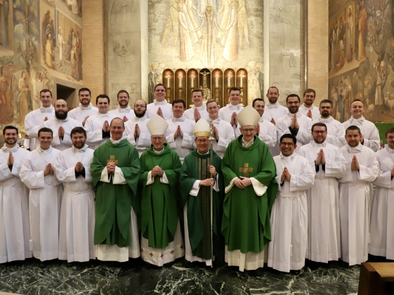 Admission to the Ministry of Acolyte, Chapel of the Immaculate Conception, Pontifical North American College, Rome, Sunday, March 2, 2025.