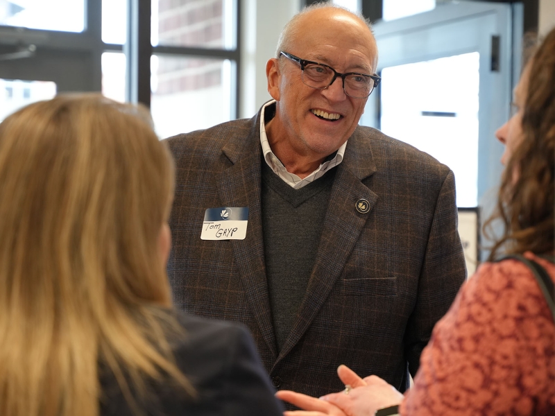 Bishop Boyea blesses Notre Dame FCU