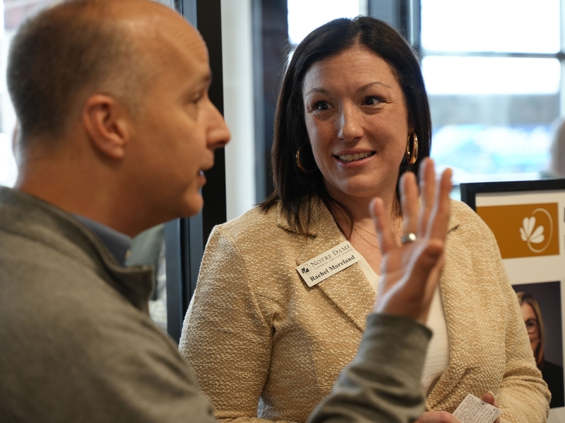 Bishop Boyea blesses Notre Dame FCU