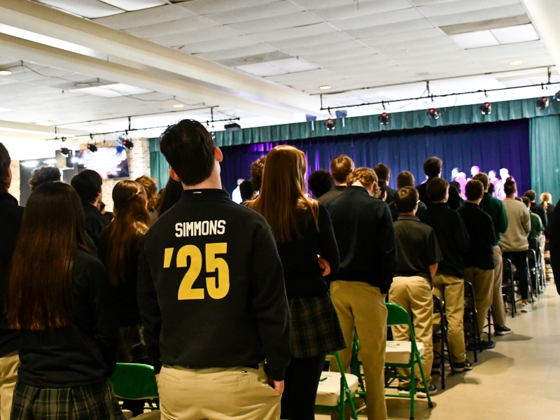 Bishop Boyea at Lumen Christi Catholic School, April 8, 2025