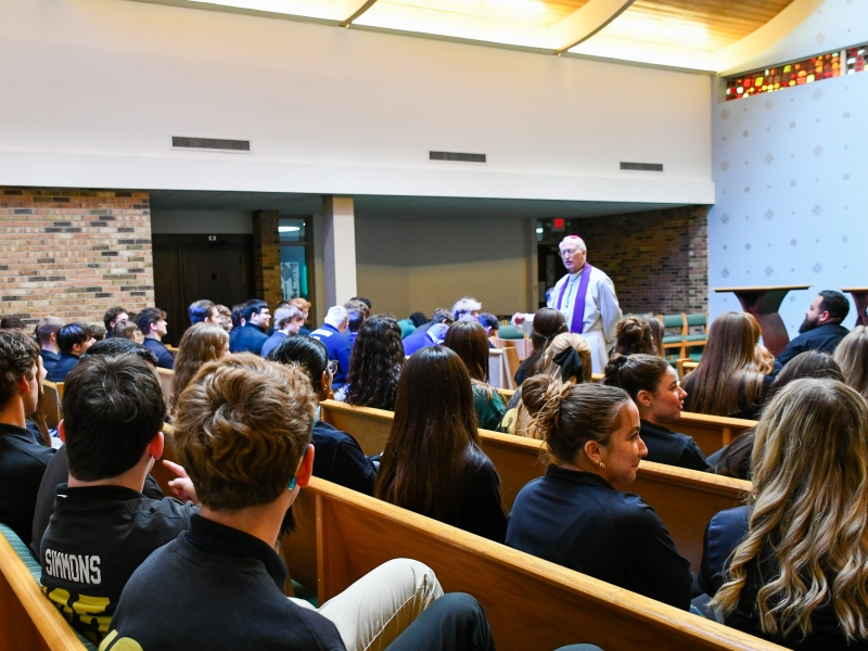 Bishop Boyea at Lumen Christi Catholic School, April 8, 2025