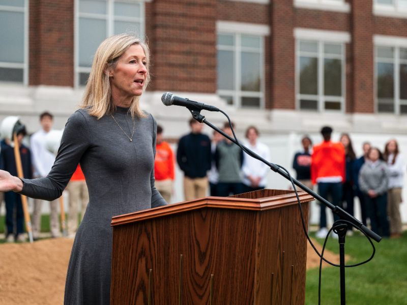 Powers chapel groundbreaking, November 2025